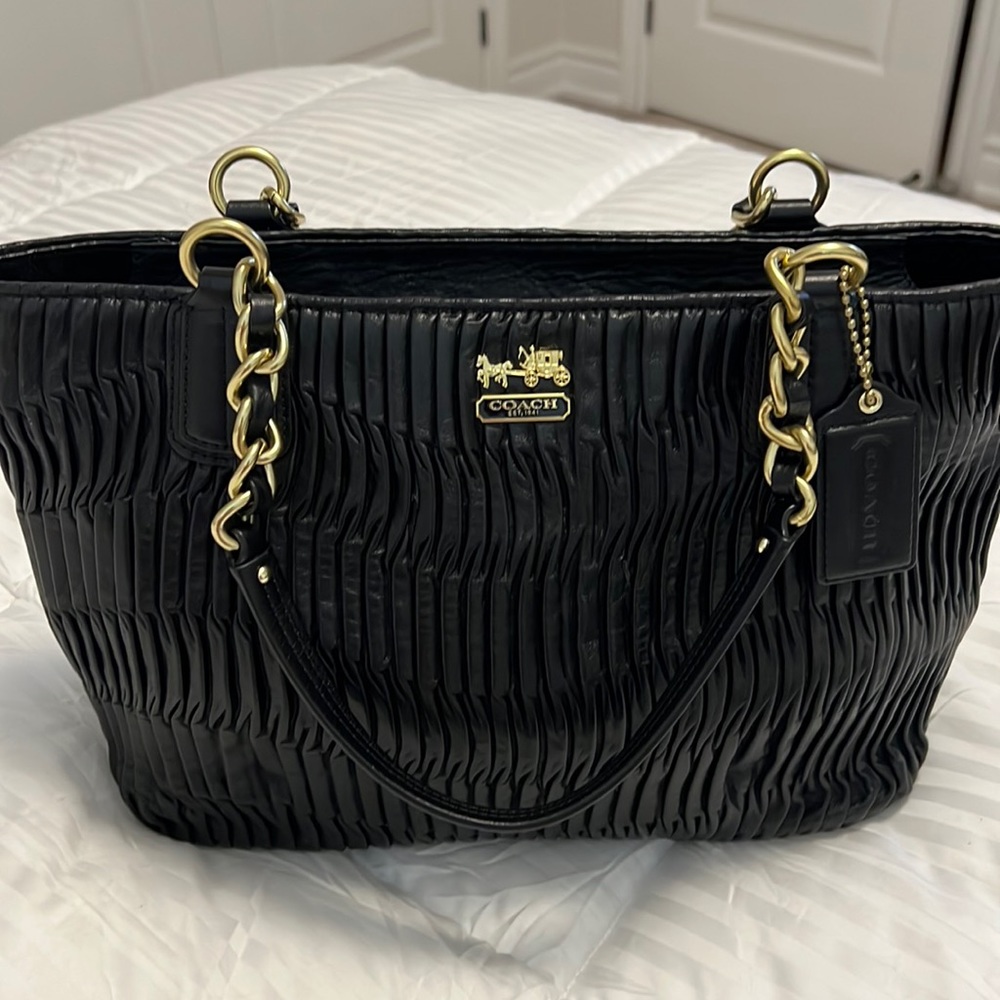 Coach leather bag